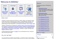 Desktop Screenshot of dagitty.net